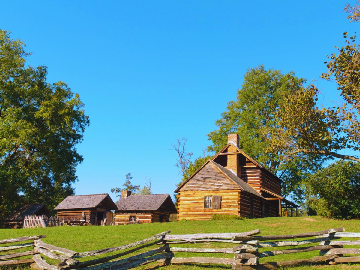 Historic Site log cabin home, Zebulon, NC