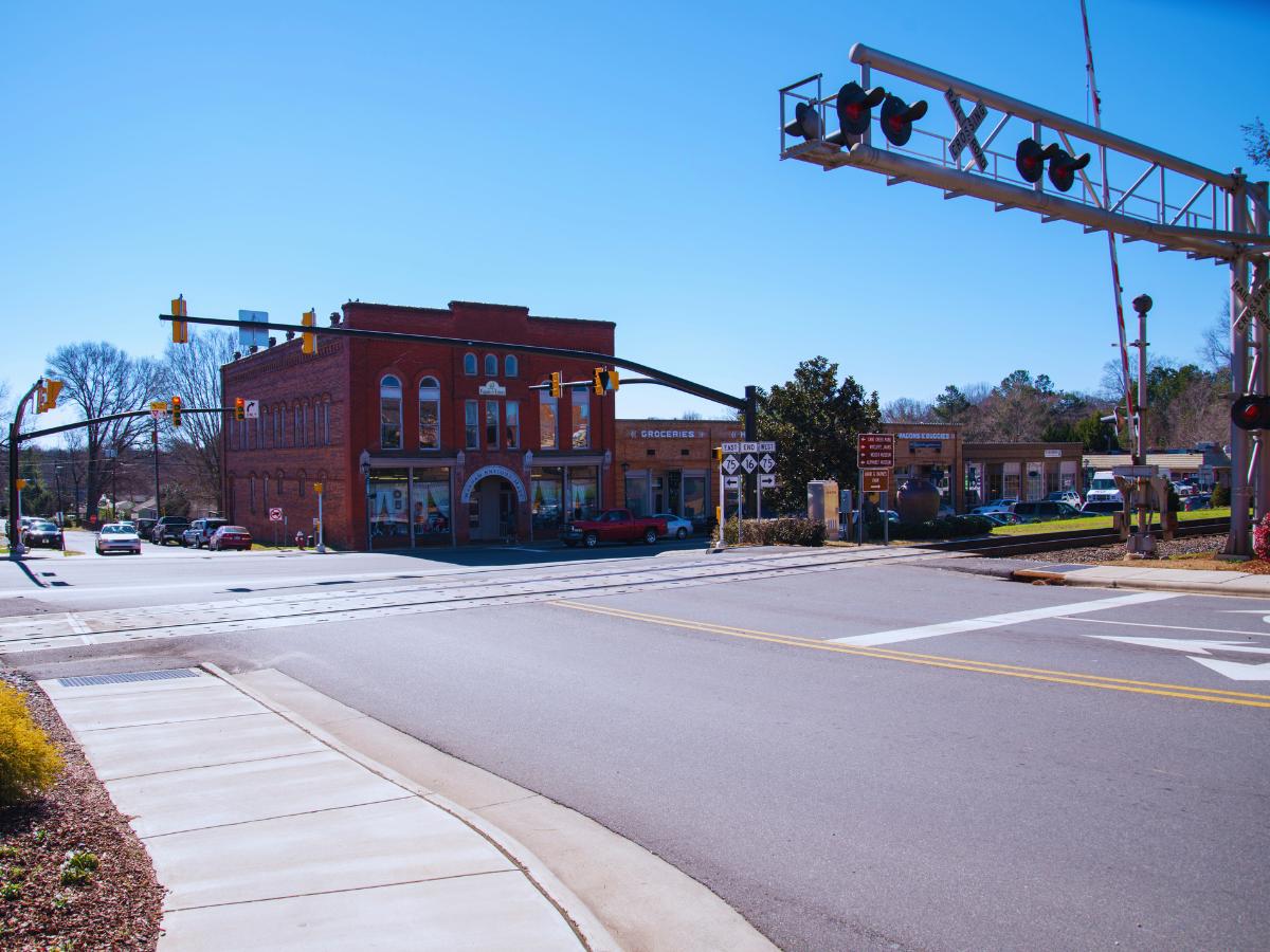 Picture taken of street, Waxhaw, NC